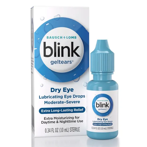 BLINK GelTears Gotas para Ojos Secos, Hidratante y Calmante para Ojos con Sequedad Moderada a Severa, Instantáneamente Calma, Hidrata y Proporciona