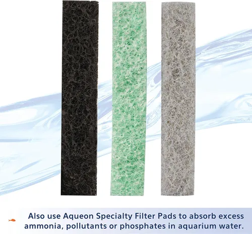 Vista 8 de Aqueon QuietFlow LED PRO filtros para acuario, Filtro de energía 55/75, Negros & Grises