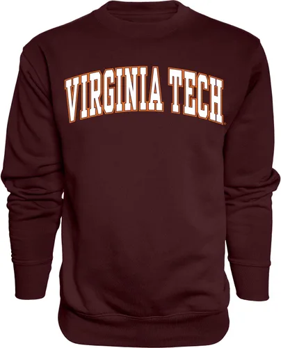 Vista 32 de Blue 84 NCAA sudadera de cuello redondo con arco y colores de equipo para hombre