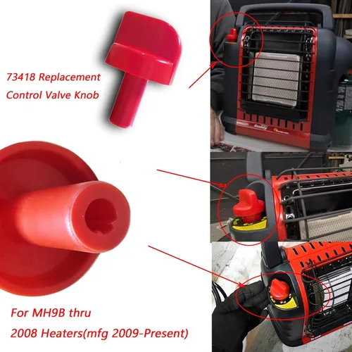 Vista 5 de 73418 Repuesto perilla de válvula de control para calentadores Buddy MH9B hasta 2008, 2 piezas