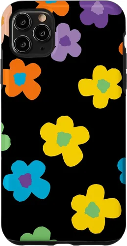 Vista 13 de Cute Flower Pattern Multicolor Wildflower Floral Yellow Case for iPhone 16