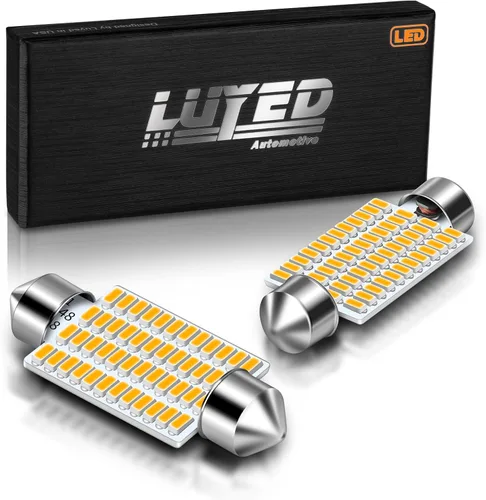 Vista 10 de LUYED DE3175 bombillas LED azules Canbus libres de errores de 1.25 pulgadas DE3021 DE3022 3175 bombillas LED para luces interiores de mapa, domo