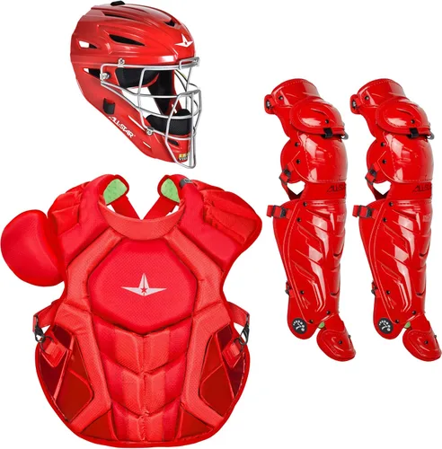 Vista 13 de All-Star S7 Axis for Adults - Baseball Catching Equipment Kit (Catching Helmet, Chest Protector, Leg Guards), NOCSAE Standard