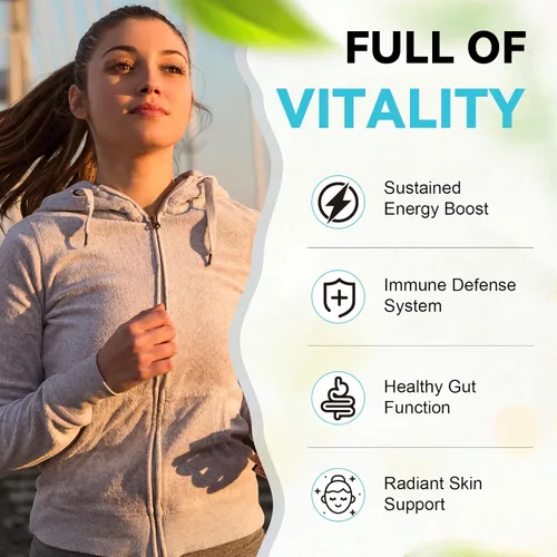 Vista 4 de Suplemento de salud intestinal 4 en 1 con probióticos, prebióticos, postbióticos y enzimas digestivas para mujeres y hombres, 60 mil millones