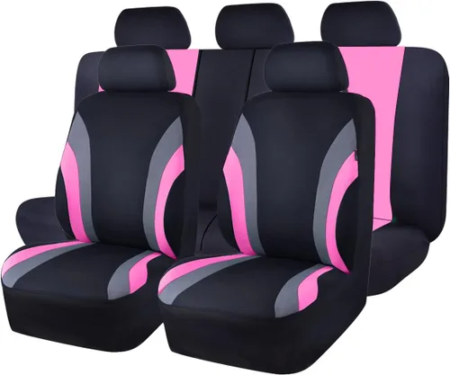 Vista 9 de Outlet Line Rider - Juego de fundas de asiento delantero de automóvil de ajuste universal, compatible con bolsa de aire