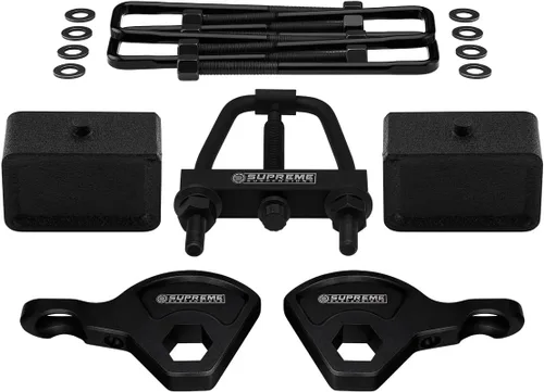 Vista 11 de Supreme Suspensions - Kit de elevación completa para Dodge Dakota 4WD 1987-2004 Adj. Llaves de torsión de elevación delantera de 1 a 3 pulgadas +