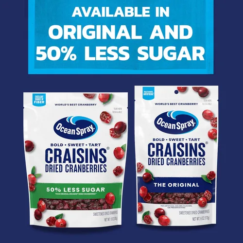 Vista 9 de Ocean Spray Craisins Arándanos secos; racimo de frutas