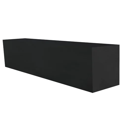 Vista 11 de UHMW - Bloque de golpeo de polietileno de peso molecular ultra alto rectangular, bloques de plástico sólido para mecanizado, mejoras del hogar