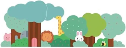 Vista 10 de Paneles de pared 3D 3D de dibujos animados, autoadhesivos anticolisión para niños, papel tapiz decorativo para pared, para el hogar, escuela, jardín