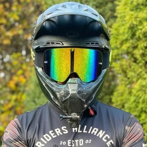 Vista 6 de Havoc Racing Magnetic Frameless Goggles - For Motocross, Dirt Biking, Snowboarding, ATV, & UTV - UV Blocking Anti-Fog Goggles