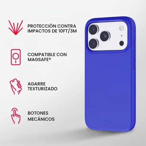 Vista 9 de Tech21 EvoLite con MagSafe para Apple iPhone 17 Pro Azul eléctrico