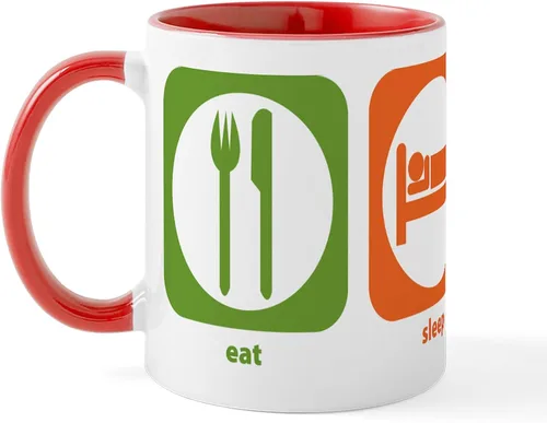 Vista 32 de CafePress Coffee Then Payroll Mugs - Taza de café de cerámica (11 oz)