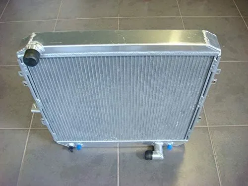 Vista 2 de Nuevo radiador de aluminio + ventilador para TOYOTA SURF HILUX 2.4 y 2.0 LN130 Diesel