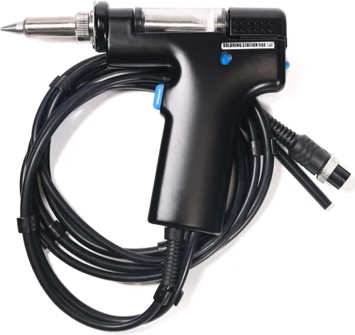 Vista 7 de YIHUA 948 Standard Desoldering Station, 80W, with Auto Shutoff, Variable Precise Temperature (716°F ~ 896°F), ºC/°F display, Sleep Function and More.