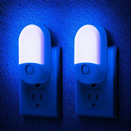 Vista 8 de L LOHAS LED Luces nocturnas enchufables a la pared, [2 unidades] Luz nocturna LED regulable con sensores de luz, luces nocturnas de brillo ajustable