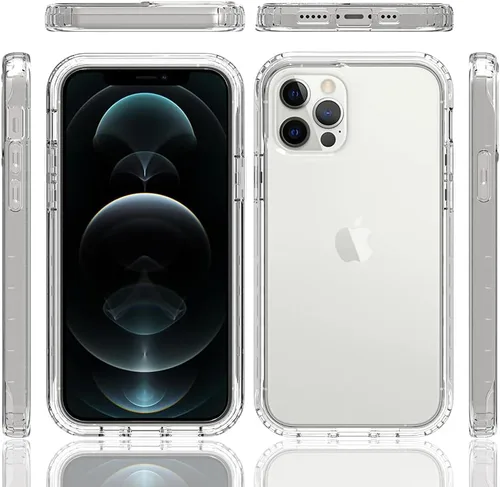 Vista 16 de Funda para iPod Touch 7, cristal transparente, no amarillea, resistente, suave, TPU de doble capa, resistente a prueba de golpes, funda transparente