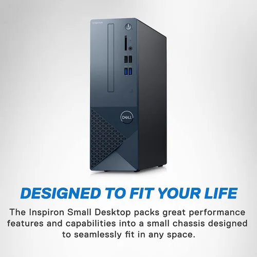 Vista 4 de DELL Computadora de escritorio pequeña Inspiron 3020S 2023, Intel Core i5-13400, gráficos Intel UHD 730, Bluetooth, WiFi, Windows 11 Pro, servicios