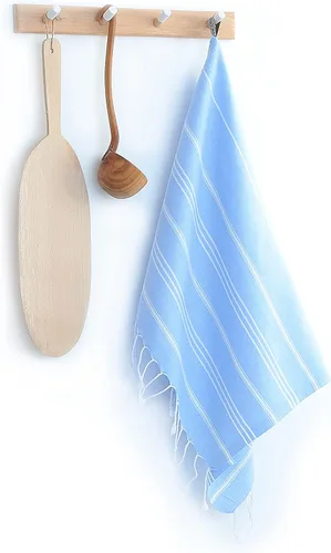 Vista 158 de Cacala Toallas de cocina 100% algodón turco, altamente absorbentes, suaves, de secado rápido, con lazo para colgar, para gimnasio, yoga, baño