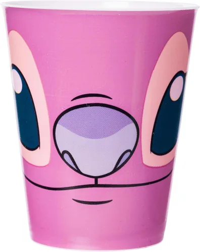 Vista 6 de Silver Buffalo Lilo and Stitch Faces, juego de 4 vasos de plástico, 1.5 Caras de personajes de Lilo y Stitch