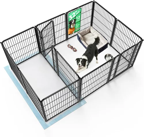 Vista 59 de FXW Homeplus Unleashed Corralito para Perros de Interior - Juego Sin Estrés y Seguro, Resistente de 24 Pulgadas 2 Paneles Corralito para Cachorros