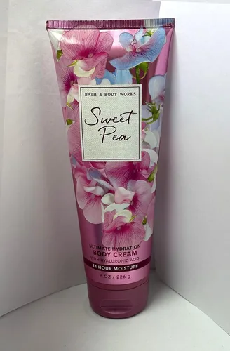 Vista 3 de Bath and Body Works Sweet Pea Ultra Shea Body Cream 8 Ounces