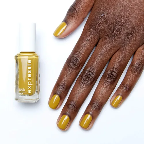 Vista 10 de Essie Expressie - Esmalte de uñas de secado rápido Peachy Beige, vegano, para escritorio, 0.33 fl oz 140 Desk Mani