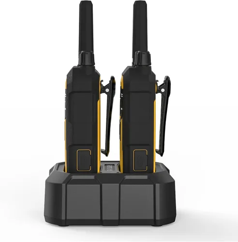 Vista 17 de Retevis Walkie Talkies de construcción RB48 largo alcance, durabilidad