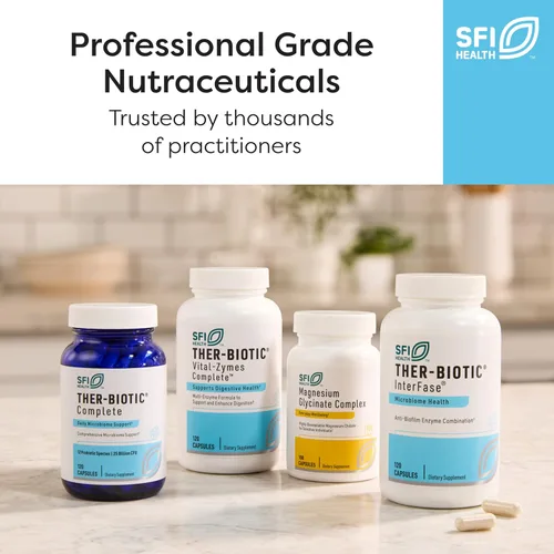 Vista 8 de Klaire Labs SFI Health Interfase Plus - Combinación de enzimas para interrumpir la matriz de biopelícula + EDTA - Sistema gastrointestinal, flora