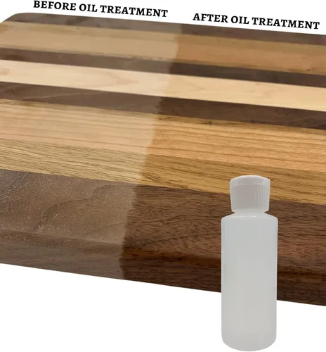 Vista 4 de Tablas de cortar de madera hechas a mano incluyendo aceite (9 "x 11" con asa)