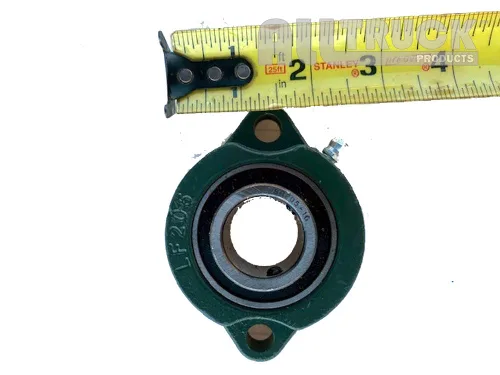 Vista 3 de LF205 SB205-16 Brida de 2 pernos para cojinete de repuesto de eje de 1 pulgada con patrón de pernos de centro a centro de 3 pulgadas para kits