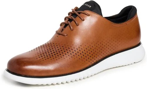 Cole Haan 2.Zerogrand - Zapatos tipo Oxford para hombre, diseño con punta vega cortada con láser