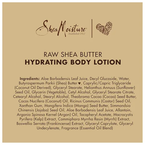 Vista 10 de Sheamoisture Loción corporal hidratante para piel seca Loción sin parabenos de manteca de karité cruda 13 oz