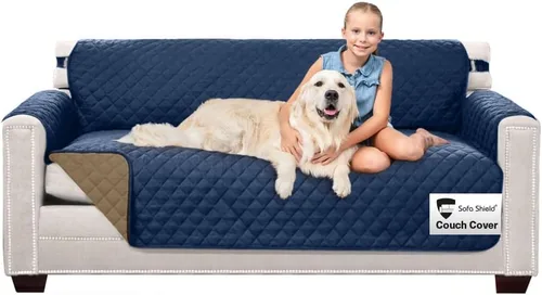 Vista 74 de Sofa Shield - Funda para sillón reclinable con correa patentada, protector de cojín, funda reversible diseñada en EE. UU. resistente a manchas