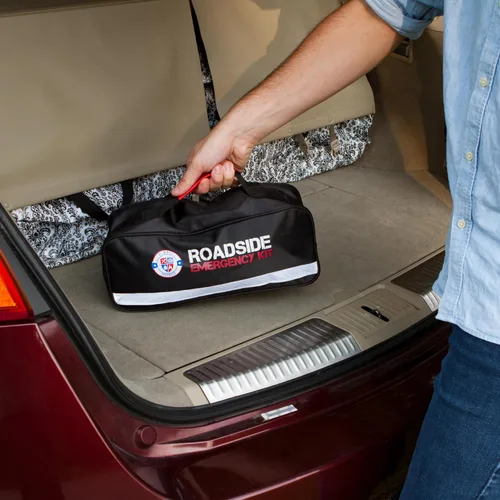 Vista 4 de Kit Premium de Emergencia en Carretera de Always Prepared para Auto - Kit de Seguridad para Auto, Herramientas, Primeros Auxilios, Equipo