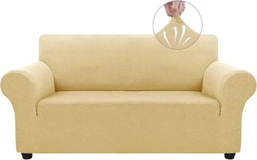 Vista 46 de Asnomy Fundas para Sofá de 3 Cojines Fundas Elásticas para Sofá Fundas Deslizantes, Protector de Mascotas Fundas para Muebles para Perros Gatos Tela