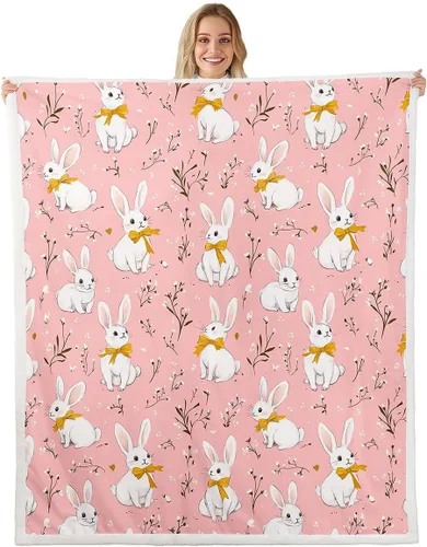 Vista 33 de Manta de Leopardo Colorida para Niñas, Manta Sherpa de Leopardo Safari con Estampado de Guepardo, Manta de Forro Polar Moderna con Diseño