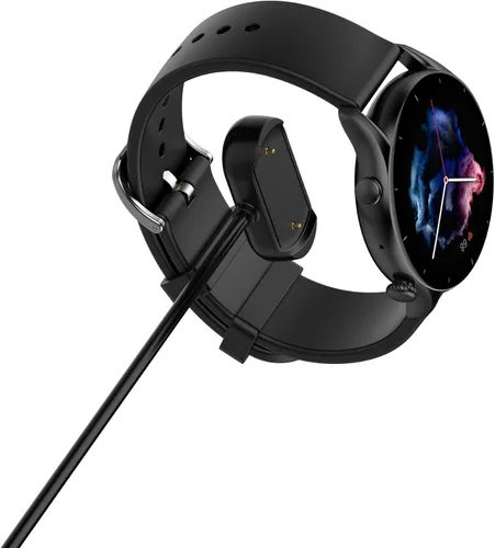 Vista 6 de Cargador de repuesto compatible con Amazfit GTS 3/T-Rex 2/GTS 4/GTR 4, cable de carga de 3.3 pies, accesorios para reloj inteligente Amazfit GTR