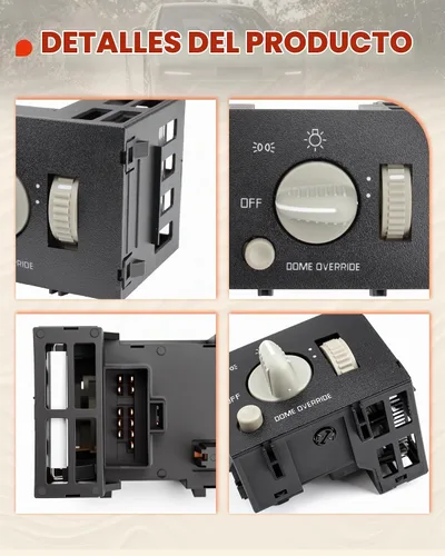 Vista 6 de Interruptor de faros delanteros para Chevy GMC C/K 1500 2500 3500 Tahoe 1995-1998