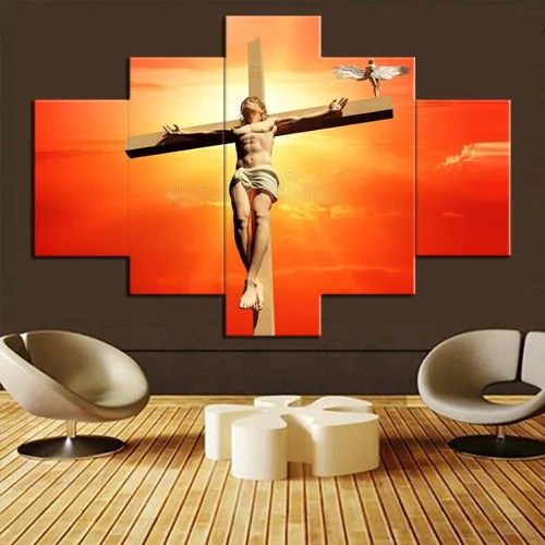 Vista 216 de TUMOVO Jesús Christian - Pintura sobre lienzo de 5 piezas