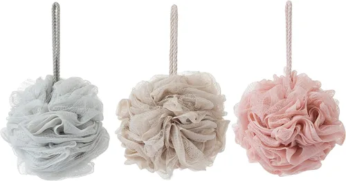 Vista 8 de Esponjas de baño, esponja de ducha para exfoliación corporal (1 pieza, marrón)