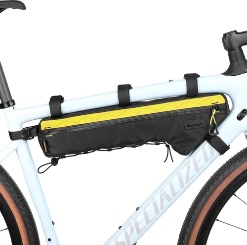 Vista 11 de Rhinowalk Bolsa de Marco Frontal de Bicicleta Bolsa Bajo Tubo Superior Triangular Accesorios de Ciclismo de 1.7L de Nylon Ligero para Bicicleta
