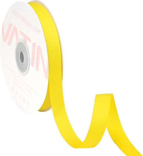 Vista 226 de VATIN Cinta de Grogrén Negra, 1-1/2" x 50 Yardas Continuas, Cinta de Grogrén de Poliéster Negra, Usar para Lazos de Bricolaje, Accesorios