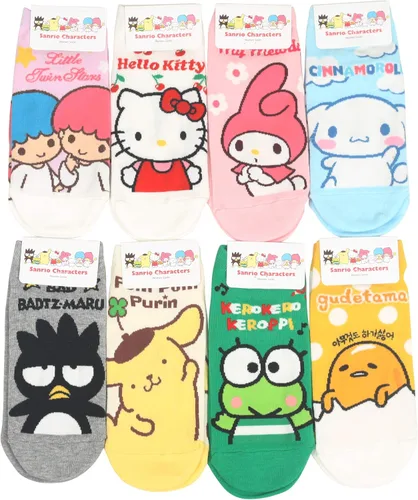 Calcetines de novedad de los personajes de Sanrio para mujer
