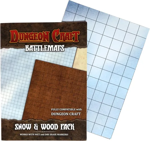 Vista 13 de Dungeon Craft RPG & DND Set de Inicio – Kit de Esenciales de Mapas Plegables – Set de 4 – Expedición