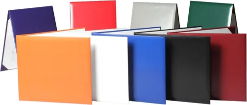 Vista 6 de MyGradDay Cubierta para diploma titular de diploma, cubierta de certificado de graduación lisa 8.5x11 negro