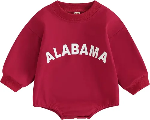 Vista 14 de FYBITBO My First Christmas Baby Girl Boy Outfit Sweatshirt Romper Sweater Onesie Long Sleeve Bodysuit Fall Clothes