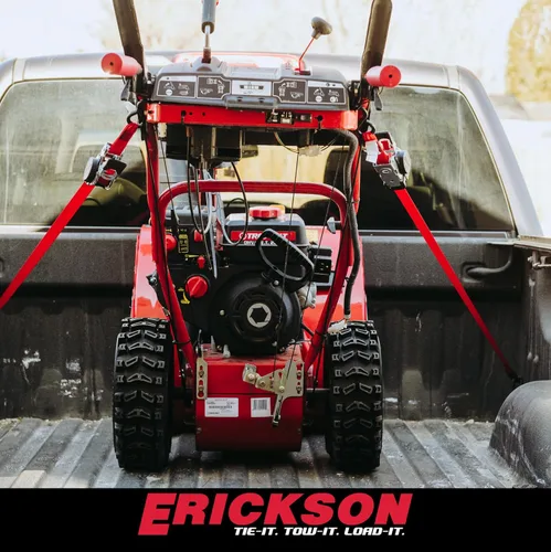 Vista 7 de Erickson 04418 Pro Series Roja Correa de Amarre Retráctil con Trinquete de 1" x 10', (Bolsa de Almacenamiento de 4, Capacidad de Carga de 1200 lb)