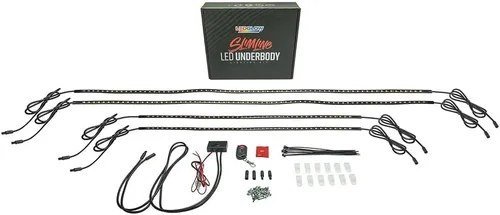 Vista 9 de LEDGlow kit de luces SMD LED para auto, para debajo de la carrocería, color azul