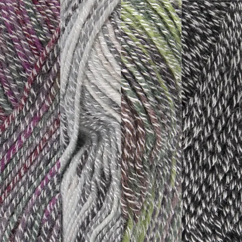 Vista 13 de JubileeYarn Hilo Suave y Delgado - 50g/madeja Mezcla de Rayón de Bambú y Lana - Pegaso - 2 madejas