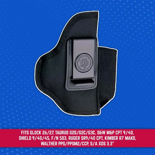 Vista 3 de Desantis Pro Stealth Funda Para Glock 26/27 Negro